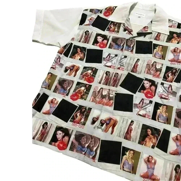 Adult Female Stars Polaroid Vintage 90’s Knob Ryder Bowling Shirt - Picture 2 of 6